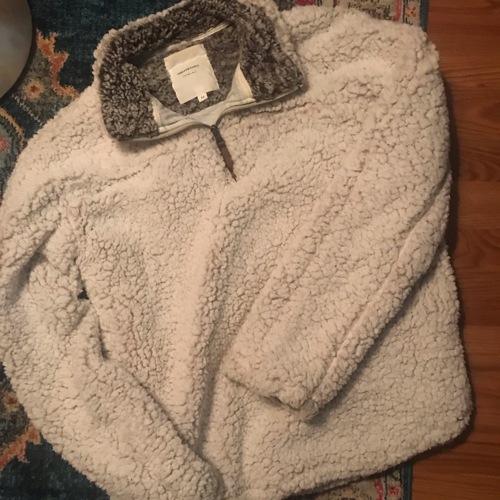 Cozy fleece pullover